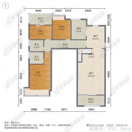 文一塘溪津门160.67平方米整租