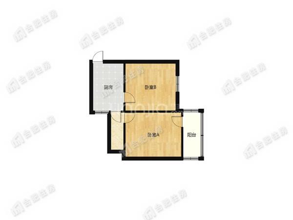 庐阳区蒙城路21号44.59平方米整租简装