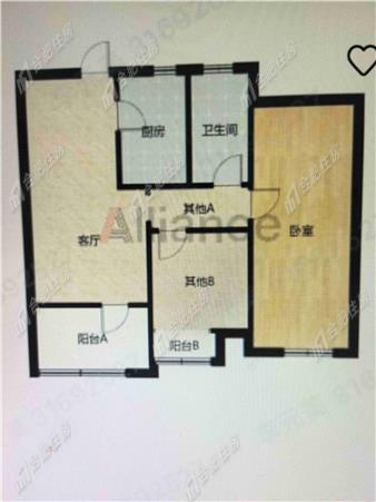 信达庐阳府89.74㎡简装押一付三
